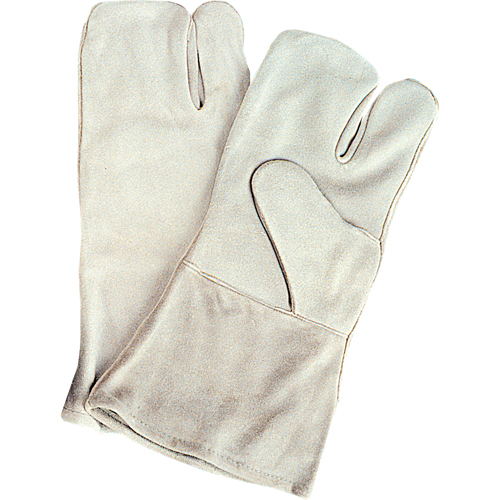 Standard-Duty Welder's Gloves, Split Cowhide, Size Large Cam Industrial