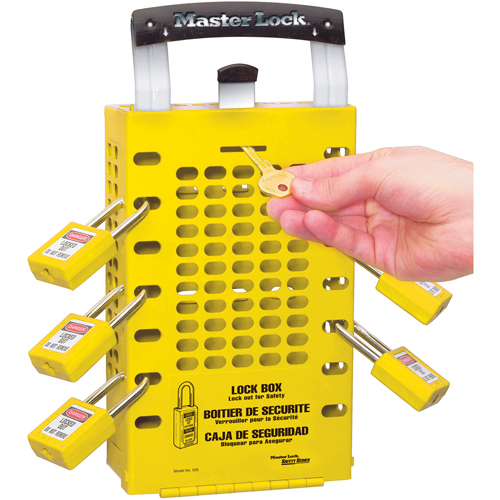 Bo&agrave;tes de verrouillage Latch Tight, Jaune Cam Industrial