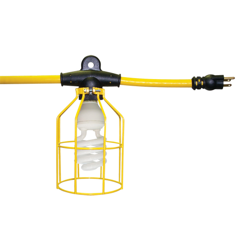 Grille protectrice de rechange en m&eacute;tal pour chaînes de lumi&egrave;res moul&eacute;es et robustes Cam Industrial