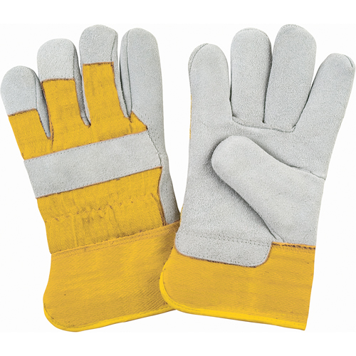 Gants d'ajusteur doubl&eacute;s pour l'hiver de premi&egrave;re qualit&eacute;, T-Grand, Paume en Cuir de vache refendu, Doublure en Molleton de mousse Cam Industrial