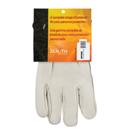 Standard-Duty Winter-Lined Driver's Gloves, 2X-Large, Grain Cowhide Palm, Fleece Inner Lining Cam Industrial