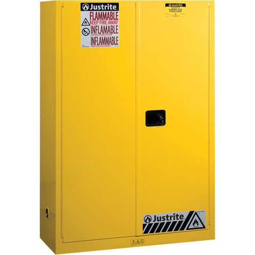 Armoires Sure-Grip EX pour produits inflammables, 45 gal., 2 Porte(s), 43" La x 65" h x 18" p Cam Industrial