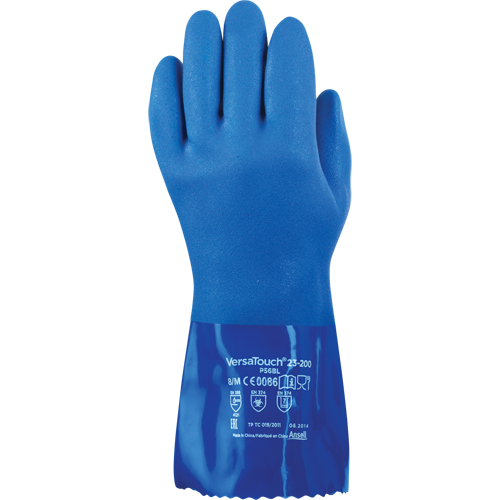 P56BL Insulator Gloves, Size Medium/8, 12" L, PVC Cam Industrial