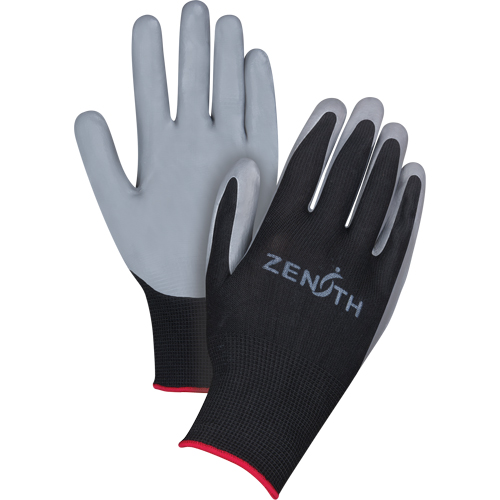 Gants enduits confortables de premi&egrave;re qualit&eacute;, 7/Petit, R&ecirc;vetement Nitrile, Calibre 13, Enveloppe en Polyester Cam Industrial