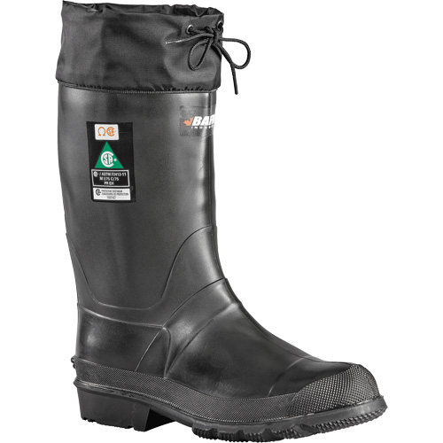 Refinery Boots, Oarprene Rubber, Steel Toe, Puncture Resistant Sole, Size 6 Cam Industrial