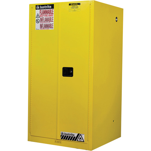 Armoires Sure-Grip EX pour produits inflammables, 60 gal., 2 Porte(s), 34" La x 65" h x 34" p Cam Industrial