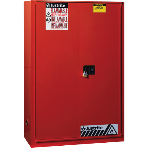 Sure-Grip&reg; EX Combustibles Safety Cabinet for Paint and Ink, 60 gal., 5 Shelves Cam Industrial