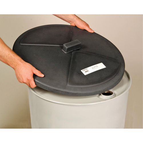 Couvercles Poly-Drum Topper, Convient aux barils 55 gal. US (45,8 gal. imp.) Cam Industrial