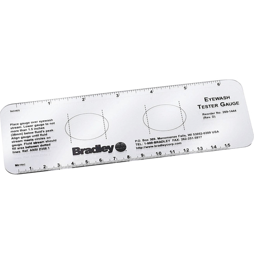 Eyewash Test Gauges Cam Industrial