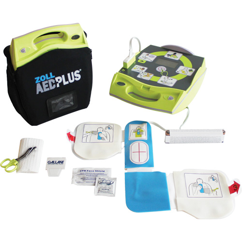 AED Plus&reg; Defibrillator , Semi-Automatic, English, Class 4 Cam Industrial