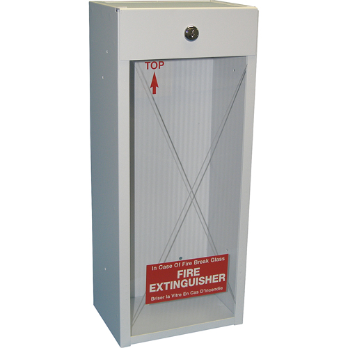 Armoires pour extincteurs mont&eacute;es sur surface, 8,5" la x 20,5" h x 6" p Cam Industrial
