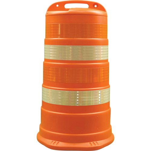 Barils pour canalisation du trafic Trailboss, Hauteur 41,27'', Orange Cam Industrial