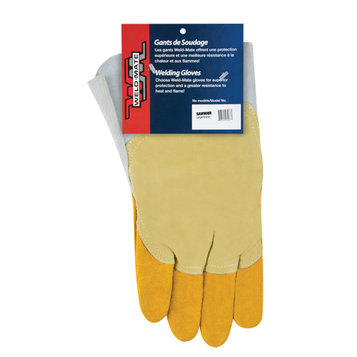 Gants de soudage pour pipelinier, Cuir de vache refendu, Taille Grand Cam Industrial
