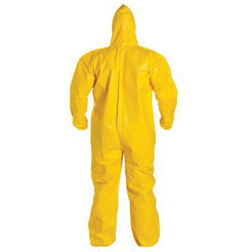 Hooded Coveralls, Tychem&reg; 2000, 3X-Large, Yellow Cam Industrial