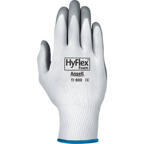 Gants Hyflex 11-800, 11/2T-Grand, R&ecirc;vetement Mousse de nitrile, Calibre 15, Enveloppe en Nylon Cam Industrial