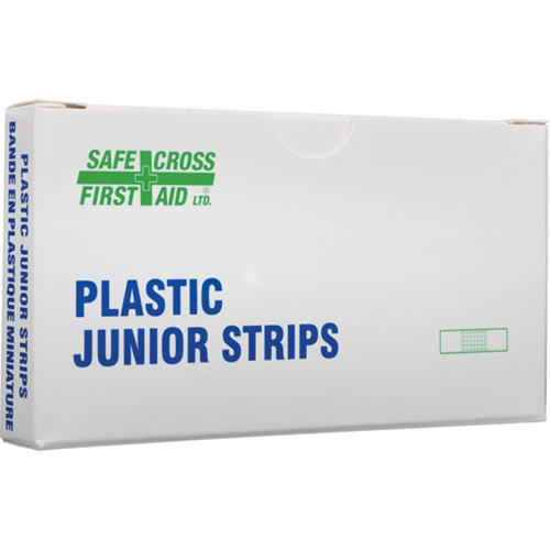 Bandages en bandes Juniors, Rectangulaire/carr&eacute;e, 18", Plastique, St&eacute;rile Cam Industrial