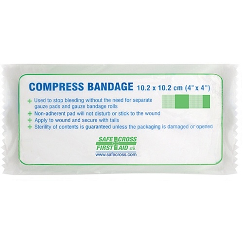 Compress (Pressure) Bandages - Sterile, 4-1/4" L x 3-1/2" W Cam Industrial