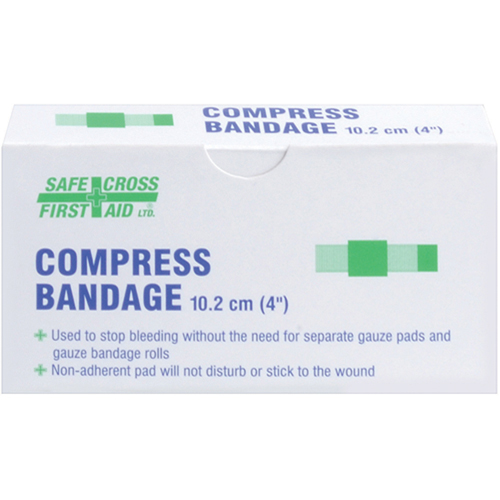 Compress (Pressure) Bandages, 4" L x 4" W Cam Industrial
