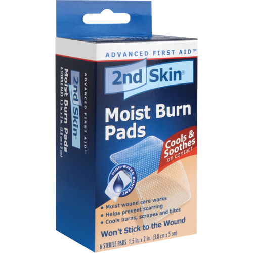 2nd Skin&reg; Moist Burn Pads, 1-1/2" x 2", Class 2 Cam Industrial