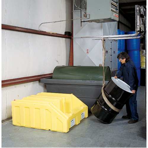 The Poly-Rack System - Poly-Racker, 49" L x 53" W x 23" H, 102 US gal. Capacity Cam Industrial