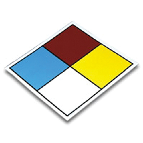 Plaque-&eacute;tiquette de s&eacute;curit&eacute; de la NFPA, vierge, Vinyle Cam Industrial