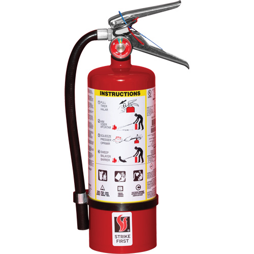 Extincteur d'incendie, ABC, Capacit&eacute; 5 lb Cam Industrial