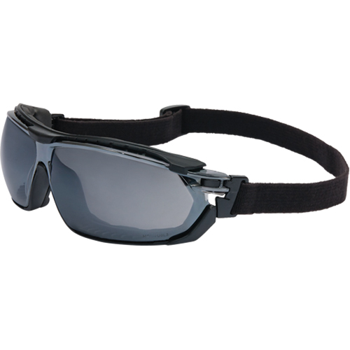Lunettes de s&eacute;curit&eacute; &eacute;tanches Uvex Tirade, Lentille Argent/Miroir, Antibu&eacute;e, ANSI Z87+/R&eacute;pond ou surpasse la norme CSA Z94.3 Cam Industrial