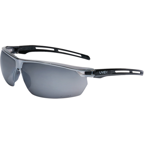 Lunettes de s&eacute;curit&eacute; &eacute;tanches Uvex Tirade, Lentille Argent/Miroir, Antibu&eacute;e, ANSI Z87+/R&eacute;pond ou surpasse la norme CSA Z94.3 Cam Industrial
