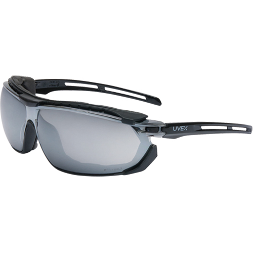 Lunettes de s&eacute;curit&eacute; &eacute;tanches Uvex Tirade, Lentille SCT-Reflect 50, Antibu&eacute;e, ANSI Z87+/R&eacute;pond ou surpasse la norme CSA Z94.3 Cam Industrial