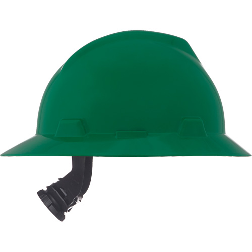 Casques de s&eacute;curit&eacute; &agrave; bordure compl&egrave;te V-Gard, R&eacute;pond aux normes CSA type 1, Suspension Rochet, Non ventil&eacute; Cam Industrial