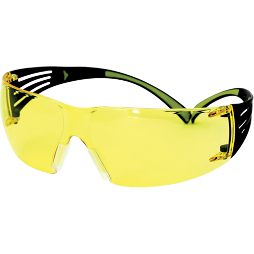 Securefit 400 Series Safety Glasses, Amber Lens, Anti-Fog/Anti-Scratch, ANSI Z87+/Meets/Exceeds CSA Z94.3 Cam Industrial