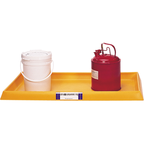 Ultra-Containment Tray&reg;, 54" L x 29.8" W x 3.5" H, 16.5 US gal. Spill Capacity Cam Industrial