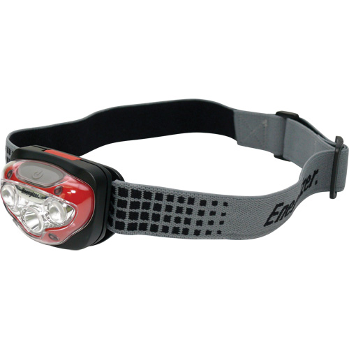 Lampe frontale industrielle HD Vision, DEL, 300 lumens, 4,33 hres de fonctionnement, piles AAA Cam Industrial
