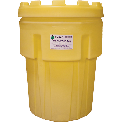 Poly-Overpack&reg; Salvage Drum, 95 US gal., Stationary Cam Industrial