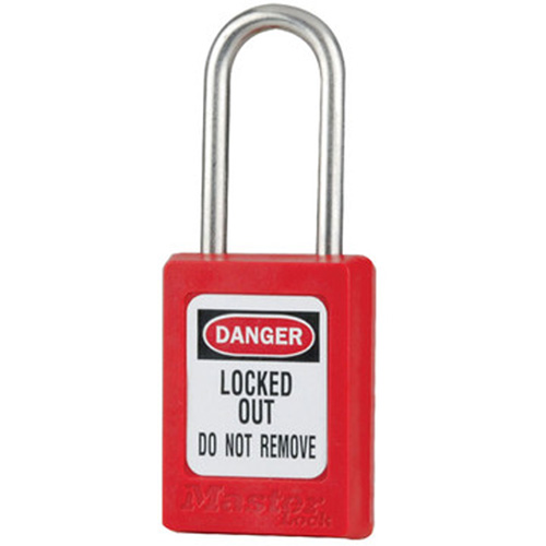 Cadenas de s&eacute;curit&eacute; S31 Zenex, Rouge, Cl&eacute;s identiques, Thermoplastique, Largeur de 1-3/8" Cam Industrial