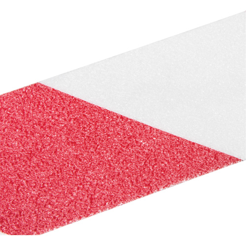 Premium Anti-Skid Tape, 2" x 60', Red & White Cam Industrial