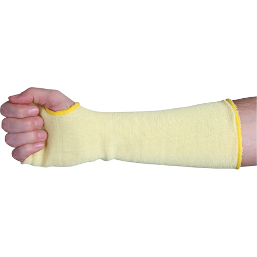 Manchon r&eacute;sistant aux coupures, Kevlar, 14", ANSI/ISEA 105 niveau 3, Jaune Cam Industrial