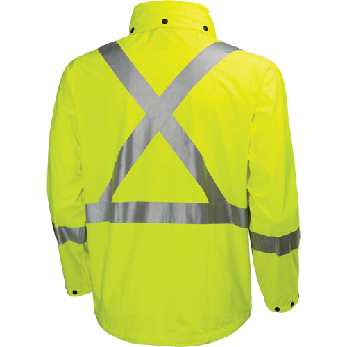Narvik Rainwear - Jacket, Polyester, High Visibility Lime-Yellow, Small Cam Industrial