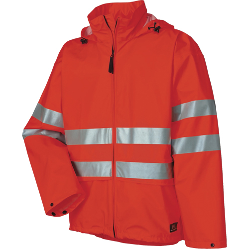 Narvik Rainwear - Jacket, Polyester, High Visibility Orange, Small Cam Industrial