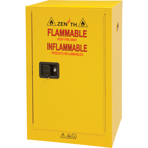 Armoire pour produits inflammables, 12 gal., 1 Porte(s), 23" La x 35" h x 18" p Cam Industrial