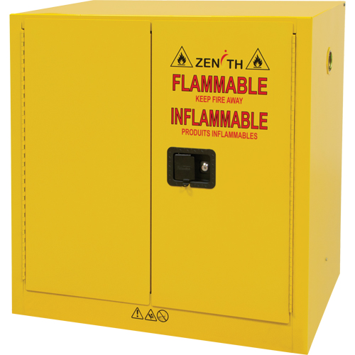 Armoire pour produits inflammables, 22 gal., 2 Porte(s), 35" La x 35" h x 22" p Cam Industrial