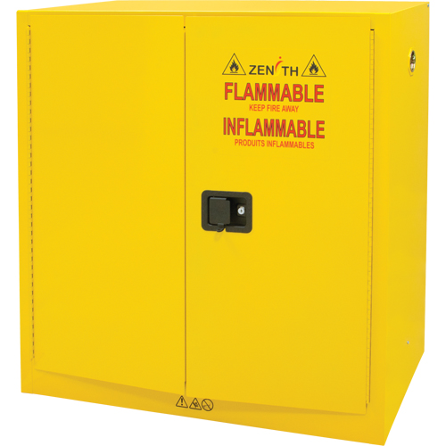 Armoire pour produits inflammables, 30 gal., 2 Porte(s), 43" La x 44" h x 18" p Cam Industrial