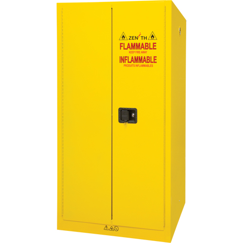 Armoire pour produits inflammables, 60 gal., 2 Porte(s), 34" La x 65" h x 34" p Cam Industrial