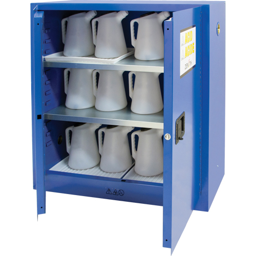 Corrosive Liquids Cabinet, 30 gal., 43" x 44" x 18" Cam Industrial