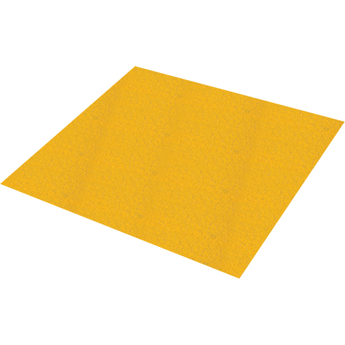 Plaque antid&eacute;rapante Safestep, 47" la x 47" lo, Jaune Cam Industrial
