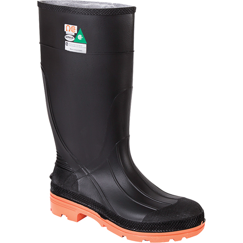 PRM Workboots, PVC, Steel Toe, Size 7, Puncture Resistant Sole Cam Industrial