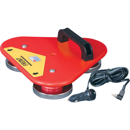 Safety Whip&reg; Flagstaff Mounting Base, Magnet Mount Cam Industrial