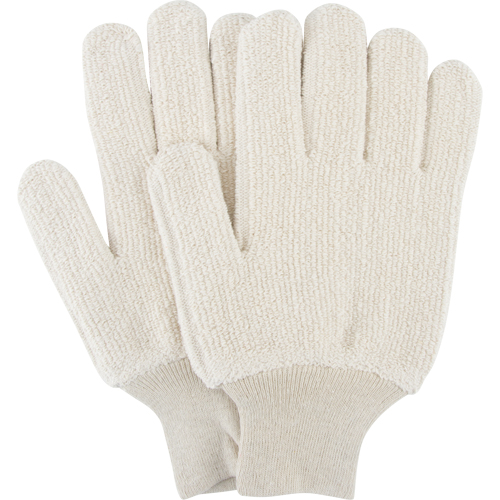 Gants r&eacute;sistants &agrave; la chaleur, Tissu &eacute;ponge, Grand, Prot&egrave;ge jusqu'&agrave; 212° F (100° C) Cam Industrial