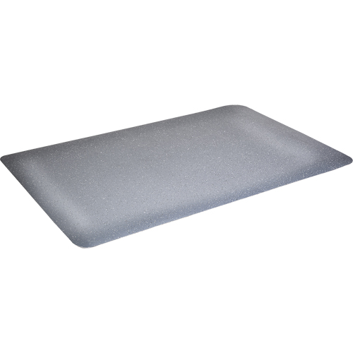 Tapis antimicrobiens WD Foodmaster, Lisse, 3' x 4' x 9/16", Gris, Mousse de vinyle Cam Industrial