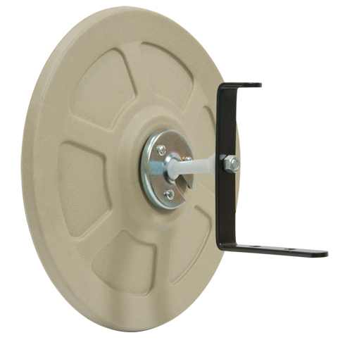 Convex Mirror with Bracket, Indoor/Outdoor, 12" Diameter Cam Industrial